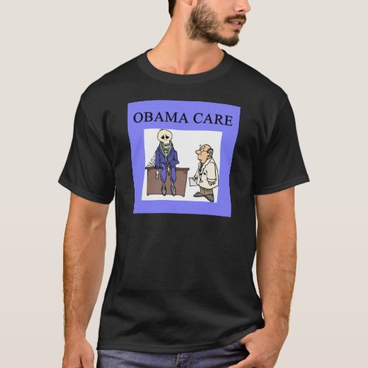 republikeinse conservatieve anti - obama grap t-shirt (Voorkant)