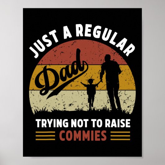 Republikeinse gewoon een gewone vader die probeert poster (Voorkant)