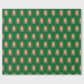 Republikeinse Gift Wrap, Donald Trump Vrolijk Kers Cadeaupapier (Vlak)