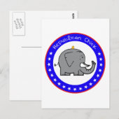 republikeinse griet briefkaart (Voorkant / Achterkant)