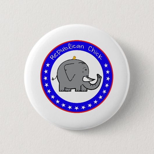 republikeinse griet ronde button 5,7 cm (Voorkant)