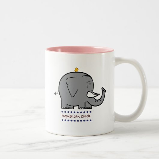 republikeinse griet tweekleurige koffiemok (Rechts)