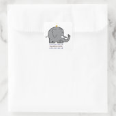 republikeinse griet vierkante sticker (Tas)