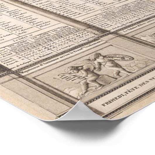 Republikeinse kalender, 1794 poster (Hoek)