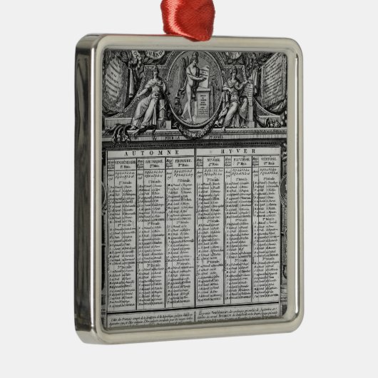 Republikeinse kalender, 22 september 1793 metalen ornament (Rechts)