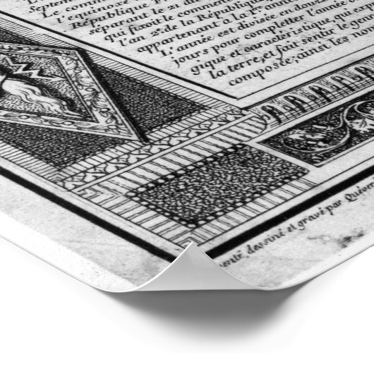 Republikeinse kalender, 22 september 1793 poster (Hoek)