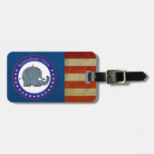 republikeinse kip bagagelabel (Voorkant horizontaal)