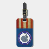 republikeinse kip bagagelabel (Voorkant verticaal)