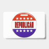 Republikeinse Knop Badge (Achterkant)