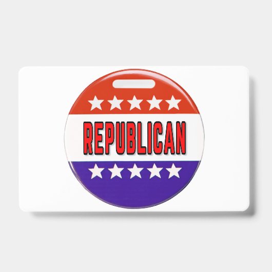 Republikeinse Knop Badge (Voorzijde)