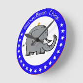 republikeinse kuikenklok ronde klok (Hoek)