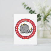 republikeinse kuikens briefkaart (Staand voorkant)