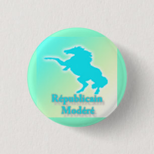Republikeinse Modere Partij Logo Ronde Button 3,2 Cm