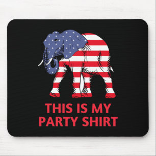 Republikeinse Olifant Dit Is Mijn Partij Muismat