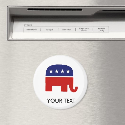 Republikeinse olifant/GP-olifant Magneet (Insitu (Vaatwasser))