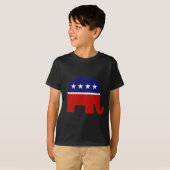 Republikeinse olifant/GP-olifant T-shirt (Voorkant volledig)