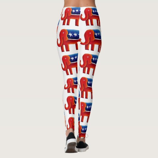 Republikeinse Olifant Leggings (Achterkant)