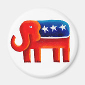 Republikeinse Olifant Magneet (Voorkant)