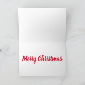 Republikeinse Olifant met een Kerstmanhelm Feestdagen Kaart (Binnen)