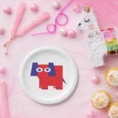 Republikeinse olifant papieren bordje (Feest)
