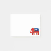 Republikeinse Olifant Post-it® Notes (Voorkant)