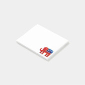 Republikeinse Olifant Post-it® Notes (Schuin)