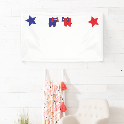 Republikeinse olifant spandoek (Insitu)