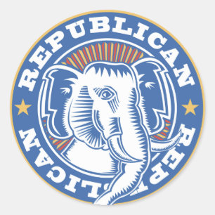 Republikeinse Olifant Stickers