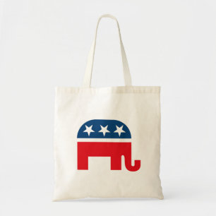 Republikeinse olifant tote bag