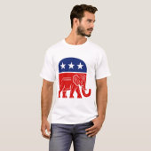🐘 Republikeinse Olifantenconservatief T-shirt (Voorkant volledig)