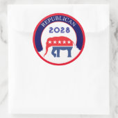 Republikeinse Partij 2028 Ronde Sticker (Tas)