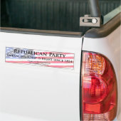 Republikeinse Partij Bumpersticker (Op Truck)