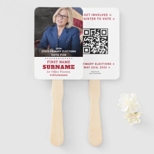 Republikeinse Partij Campagne Gepersonaliseerde QR Handwaaier