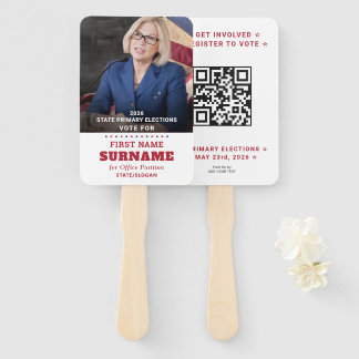 Republikeinse Partij Campagne Gepersonaliseerde QR Handwaaier