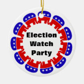 Republikeinse Partij van de Volkspartij Keramisch Ornament (Voorkant)
