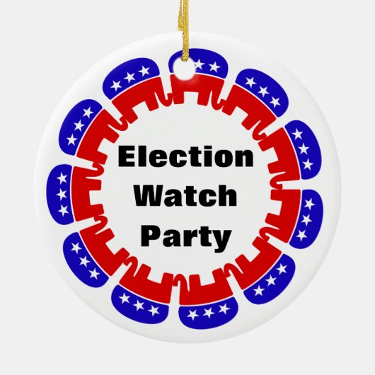 Republikeinse Partij van de Volkspartij Keramisch Ornament (Achterkant)