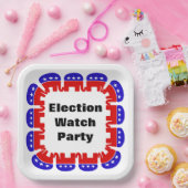 Republikeinse Partij van de Volkspartij Papieren Bordje (Feest)