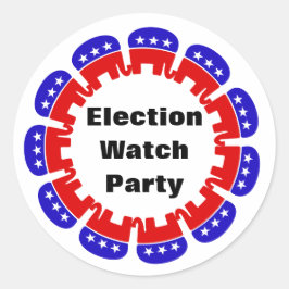 Republikeinse Partij van de Volkspartij Ronde Sticker