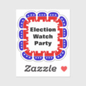 Republikeinse Partij van de Volkspartij Sticker (Vel)