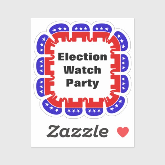 Republikeinse Partij van de Volkspartij Sticker (Vel)