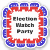 Republikeinse Partij van de Volkspartij Sticker (Voorkant)