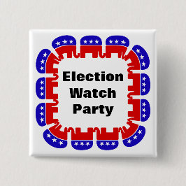 Republikeinse Partij van de Volkspartij Vierkante Button 5,1 Cm