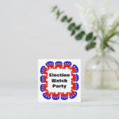 Republikeinse Partij van de Volkspartij Vierkante Visitekaartje (Staand voorkant)