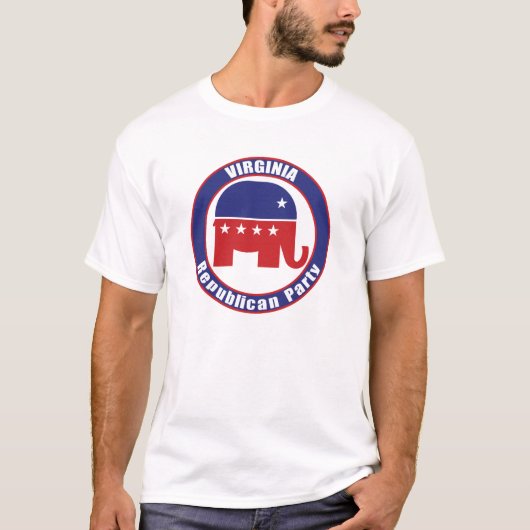 Republikeinse Partij van Virginia T-shirt (Voorkant)
