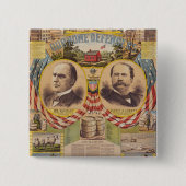  republikeinse partijcampagne , maar vierkante button 5,1 cm (Voorkant)