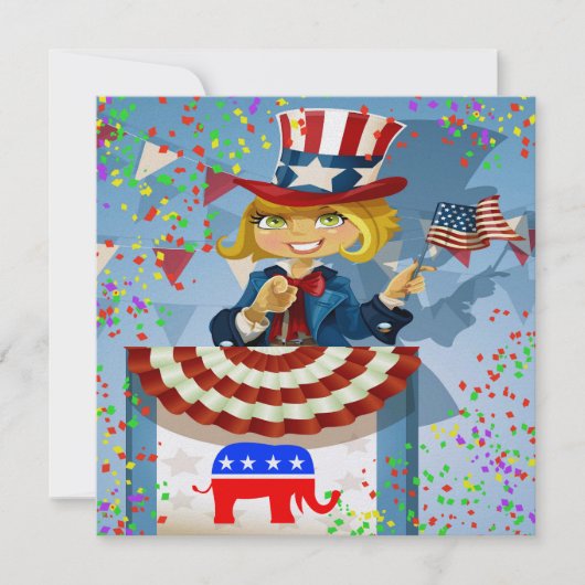 Republikeinse Patriottische Uitnodiging - srf (Voorkant)