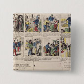 Republikeinse propaganda vierkante button 5,1 cm (Voorkant)