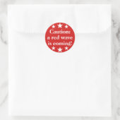 Republikeinse rode golf ronde sticker (Tas)