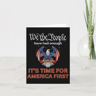 Republikeinse stem Trump 2024 America First We The Kaart