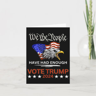 Republikeinse stem Trump 2024 We the People hebben Kaart